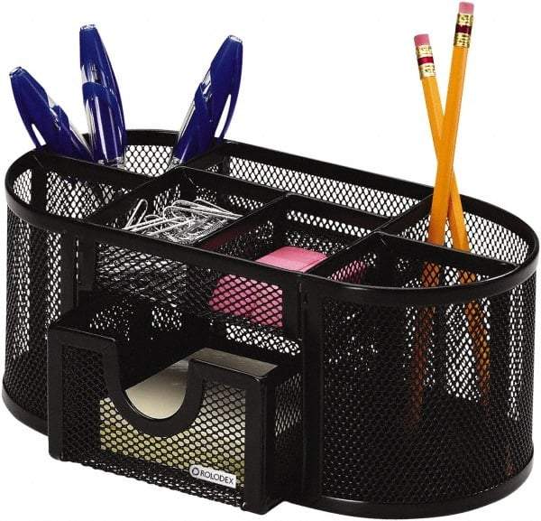 Rolodex - Black Desk Top Organizer - Mesh Metal - A1 Tooling