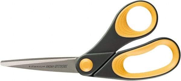 Ability One - 4" LOC, 8" OAL Titanium Scissors - Ambidextrous, Straight Handle, For Sticky Residues - A1 Tooling