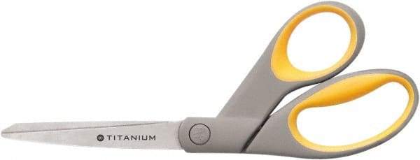 Ability One - 4" LOC, 8" OAL Titanium Scissors - Ambidextrous, Offset Handle, For Sticky Residues - A1 Tooling