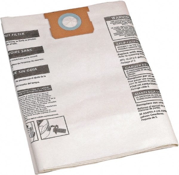 Shop-Vac - Pack of (3) 15-22 Gal Paper Vacuum Bags - A1 Tooling