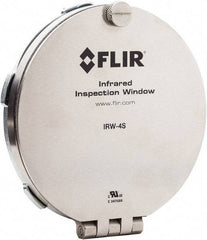 FLIR - 95mm (3.74\x94) Diam, Infrared Viewing Window - 2mm (0.08") Thickness, Use with Thermal Imagers - A1 Tooling