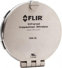 FLIR - 75mm (2.95\x94) Diam, Infrared Viewing Window - 2mm (0.08") Thickness, Use with Thermal Imagers - A1 Tooling