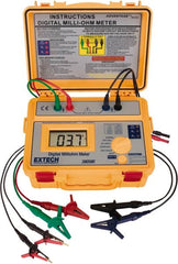 Extech - Digital LCD Display, 0.002 Megohm Electrical Insulation Resistance Tester & Megohmmeter - Powered by AA Battery - A1 Tooling