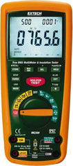 Extech - Digital LCD Display, 4,000 Megohm Electrical Insulation Resistance Tester & Megohmmeter - 1,000 VAC/VDC Max Test Voltage, Powered by 1.5V AA Battery - A1 Tooling