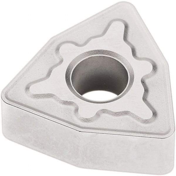 Seco - WNMG433 MR7 Grade TP1501 Carbide Turning Insert - Al2O3 Finish, 80° Trigon, 1/2" Inscr Circle, 3/16" Thick, 3/64" Corner Radius - A1 Tooling