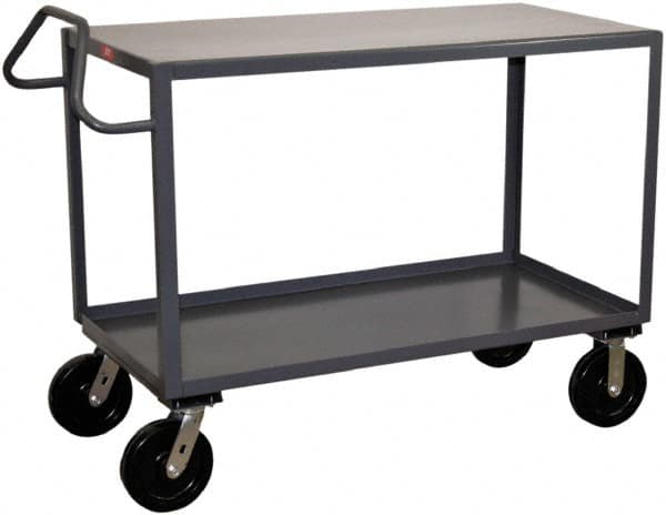 Jamco - 4,800 Lb Capacity, 30" Wide x 60" Long x 38" High Heavy Duty Service Cart - 2 Shelf, Steel - A1 Tooling