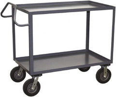 Jamco - 1,200 Lb Capacity, 36" Wide x 48" Long x 39" High Heavy Duty Service Cart - 2 Shelf, Steel - A1 Tooling