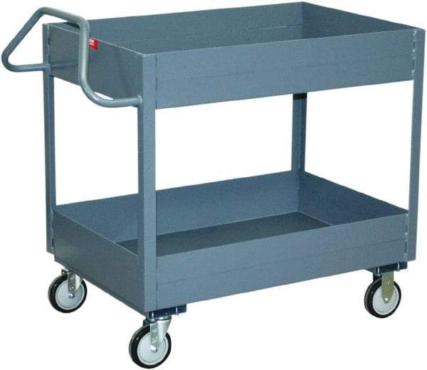 Jamco - 1,200 Lb Capacity, 24" Wide x 30" Long x 35" High Heavy Duty Service Cart - 2 Shelf, Steel - A1 Tooling