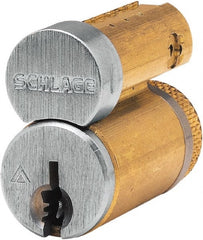 Schlage - 6, 7 Pin B Keyway Core Cylinder Small Format IC - Exact Industrial Supply