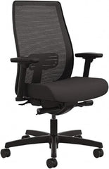 Hon - 46" High Mid Back Chair - 28" Wide x 29" Deep, Fabric Mesh Seat, Black - A1 Tooling