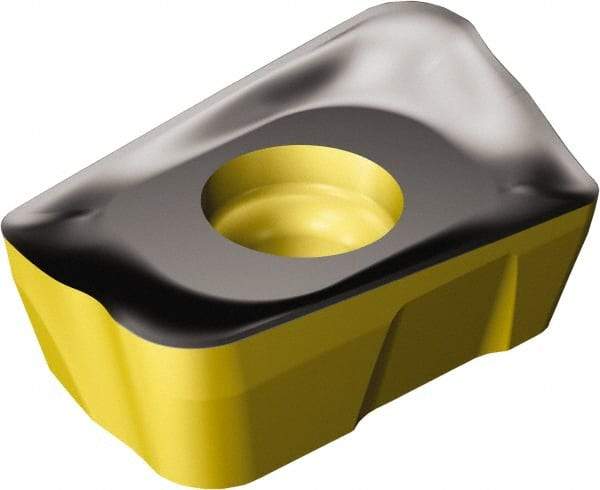 Sandvik Coromant - R390180608 PM Grade 4220 Carbide Milling Insert - TiCN/Al2O3/TiN Finish, 6.33mm Thick, 11mm Inscribed Circle, 0.8mm Corner Radius - A1 Tooling