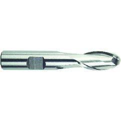 7/16" Dia. - 3-1/4" OAL - HSS-TiN - Ball Nose SE EM - 2 FL - A1 Tooling