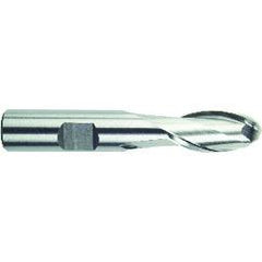 3/8" Dia. - 2-1/2" OAL - HSS-TiN - Ball Nose SE EM - 2 FL - A1 Tooling