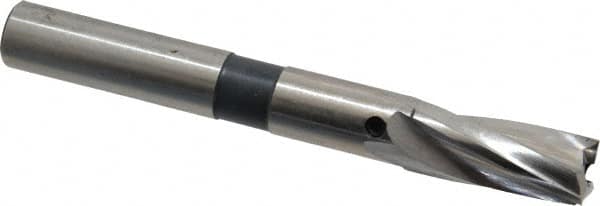 Cleveland - 17/32" Diam, 1/2" Shank, Diam, 3 Flutes, Straight Shank, Interchangeable Pilot Counterbore - A1 Tooling