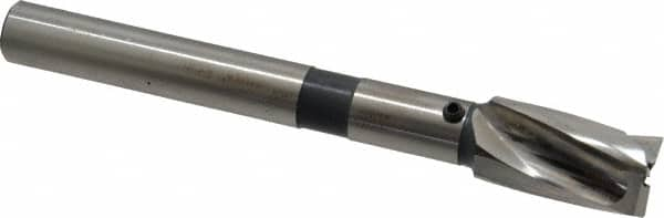 Cleveland - 11/16" Diam, 1/2" Shank, Diam, 3 Flutes, Straight Shank, Interchangeable Pilot Counterbore - A1 Tooling