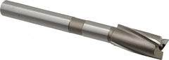 Cleveland - 23/32" Diam, 1/2" Shank, Diam, 3 Flutes, Straight Shank, Interchangeable Pilot Counterbore - A1 Tooling