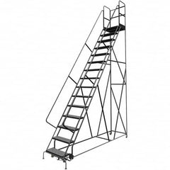 TRI-ARC - Rolling & Wall Mounted Ladders & Platforms Type: Rolling Warehouse Ladder Style: Rolling Platform Ladder - A1 Tooling