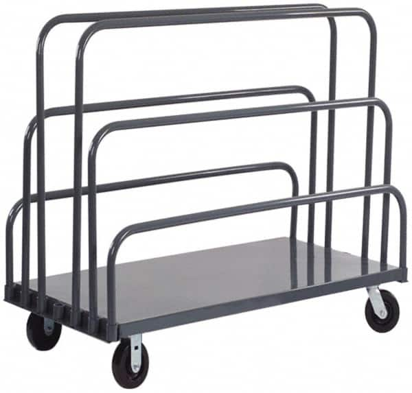 Durham - 2,000 Lb Capacity Cold-Rolled Steel Platform Truck - Cold-Rolled Steel Deck, 30" OAW - A1 Tooling