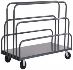 Durham - 2,000 Lb Capacity Cold-Rolled Steel Platform Truck - Cold-Rolled Steel Deck, 24" OAW - A1 Tooling