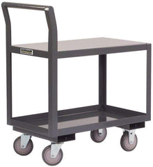 Durham - 1,200 Lb Capacity, 24" Wide x 48" Long x 36" High Standard Utility Cart - 2 Shelf, Steel - A1 Tooling