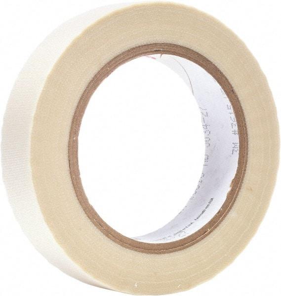 3M - 36 Yd Long x 1" Wide, White Silicone Glass Cloth Tape - A1 Tooling