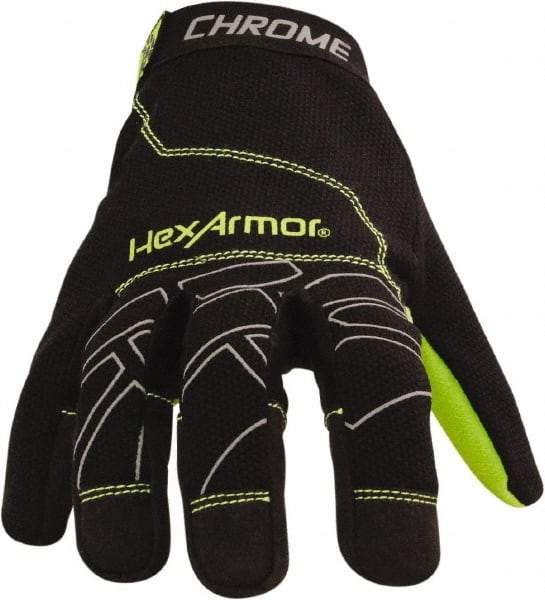 HexArmor - Size S, ANSI Cut Level A8, Puncture Level 2, Cut & Puncture Resistant Gloves - Uncoated Black/Gray, Paired - A1 Tooling