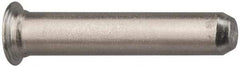 Electro Hardware - 0.27" Diam x 1/2" Long Self Clinching Pilot Pin - 300 Stainless Steel, Passivated Finish, Tapered End - A1 Tooling