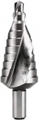 Hertel - 9 Hole Sizes, 13/32 to 1" Hole Diam High Speed Steel Step Drill Bit - A1 Tooling