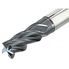 Iscar - 20mm, 4 Flute, Single End, Solid Carbide, 1mm Corner Radius End Mill - 125mm OAL, Right Hand Flute, 40mm LOC, Right Hand Cut, 75mm Extended Reach - A1 Tooling