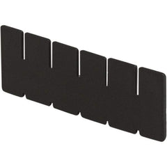 LEWISBins+ - 1-7/8" High, Black Bin Divider - Use with DC1025, Short Side Measures 1.9" Tall - A1 Tooling