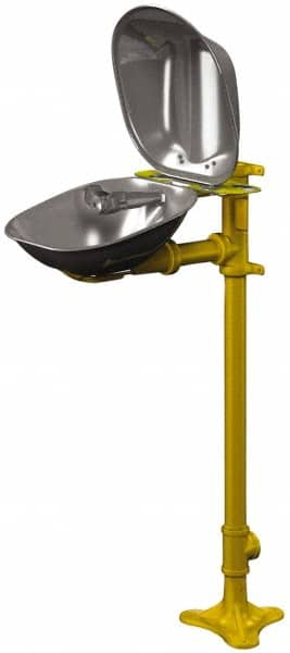 Bradley - Pedestal Mount, Stainless Steel Bowl, Eyewash Station - A1 Tooling