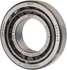 SKF - 40mm Bore Diam, 80mm OD, 19.75mm Wide, Tapered Roller Bearing - 61,600 N Dynamic Load Capacity, 68,000 N Static Load Capacity - A1 Tooling