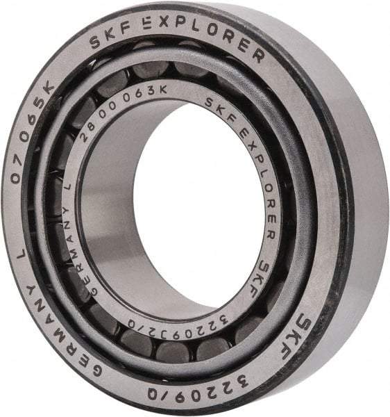 SKF - 45mm Bore Diam, 85mm OD, 24.75mm Wide, Tapered Roller Bearing - 80,900 N Dynamic Load Capacity, 98,000 N Static Load Capacity - A1 Tooling