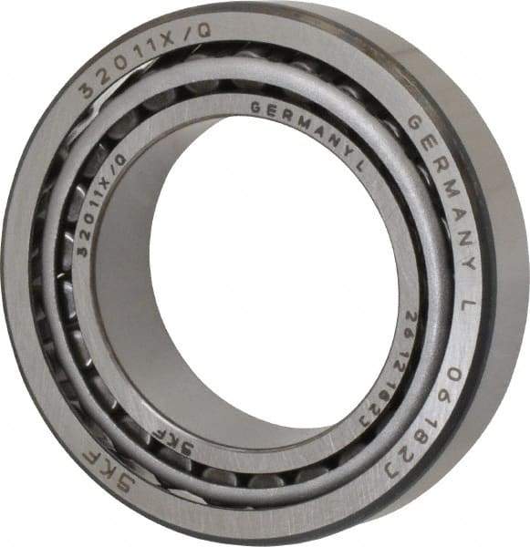 SKF - 55mm Bore Diam, 90mm OD, 23mm Wide, Tapered Roller Bearing - 80,900 N Dynamic Load Capacity, 116,000 N Static Load Capacity - A1 Tooling