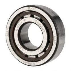 SKF - 20mm Bore Diam, 47mm Outside Diam, 14mm Wide Cylindrical Roller Bearing - 25,100 N Dynamic Capacity, 25,200 Lbs. Static Capacity - A1 Tooling