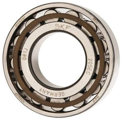 SKF - 25mm Bore Diam, 52mm Outside Diam, 15mm Wide Cylindrical Roller Bearing - 28,600 N Dynamic Capacity, 27,000 Lbs. Static Capacity - A1 Tooling