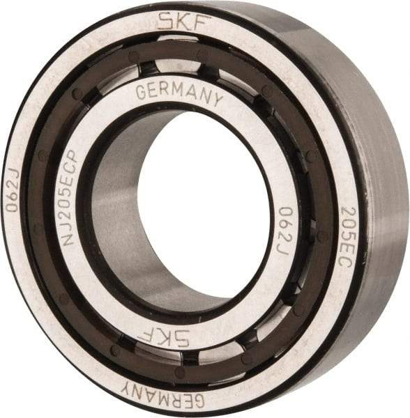 SKF - 25mm Bore Diam, 52mm Outside Diam, 15mm Wide Cylindrical Roller Bearing - 28,600 N Dynamic Capacity, 27,000 Lbs. Static Capacity - A1 Tooling