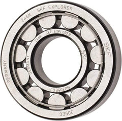 SKF - 25mm Bore Diam, 62mm Outside Diam, 17mm Wide Cylindrical Roller Bearing - 40,200 N Dynamic Capacity, 36,500 Lbs. Static Capacity - A1 Tooling