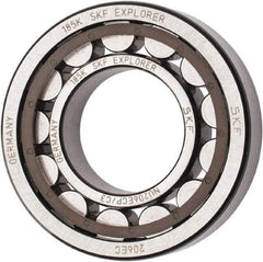 SKF - 30mm Bore Diam, 62mm Outside Diam, 16mm Wide Cylindrical Roller Bearing - 38,000 N Dynamic Capacity, 36,500 Lbs. Static Capacity - A1 Tooling