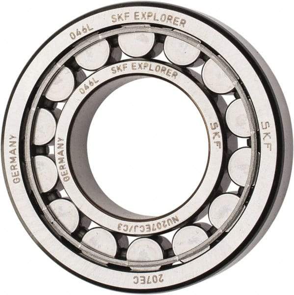 SKF - 35mm Bore Diam, 72mm Outside Diam, 17mm Wide Cylindrical Roller Bearing - 48,400 N Dynamic Capacity, 48,000 Lbs. Static Capacity - A1 Tooling