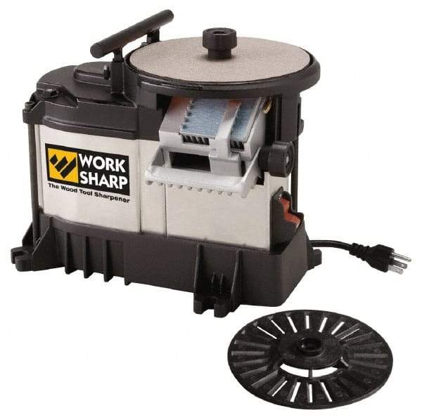 Work Sharp - 2 Inch Wide Tool Compatibility, 5.9055 Inch Wheel Diameter, Straight Cutting Tool Sharpener - 1/5 hp, 115 Voltage - A1 Tooling