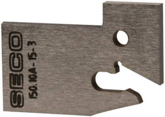 Seco - 0.61" Blade Height, 3/32" Blade Width, 1.303" OAL, Neutral Cut, Single End Indexable Cut-Off Blade - 150.10A Blade, 150.10 Series - A1 Tooling