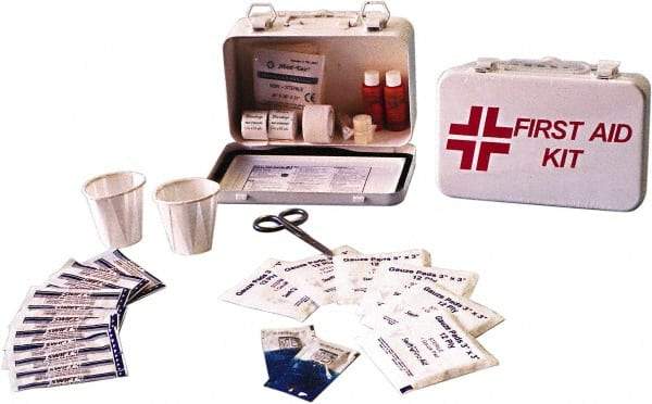 Ability One - 30 Piece, 30 Person, Multipurpose/Auto/Travel First Aid Kit - Metal Case - A1 Tooling