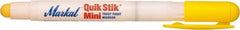 Markal - Yellow Solid Paint Marker - Fine Medium Tip, Alcohol Base Ink - A1 Tooling