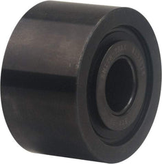 Accurate Bushing - 30mm Bore, 100mm Roller Diam x 54mm Width, Carbon Steel Yoke Cam Follower - 78,200 N Dynamic Load Capacity, 56mm Overall Width - A1 Tooling