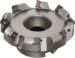 Sumitomo - 2-1/2" Cut Diam, 1" Arbor Hole, 6mm Max Depth of Cut, 45° Indexable Chamfer & Angle Face Mill - 5 Inserts, ONMT 05T6\xB6SNMT 13T6\xB6XNET 13T6 Insert, Right Hand Cut, Through Coolant, Series DualMill - A1 Tooling