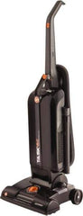 Hoover - Single Motor Lightweight Upright Vacuum Cleaner - 13-1/2" Cleaning Width, 12" Amps, Comfort Hand Grip, Black & Orange - A1 Tooling