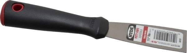 Hyde Tools - Flexible Carbon Steel Scraper - 1-1/2" Blade Width x 3-1/4" Blade Length, Polypropylene Handle - A1 Tooling