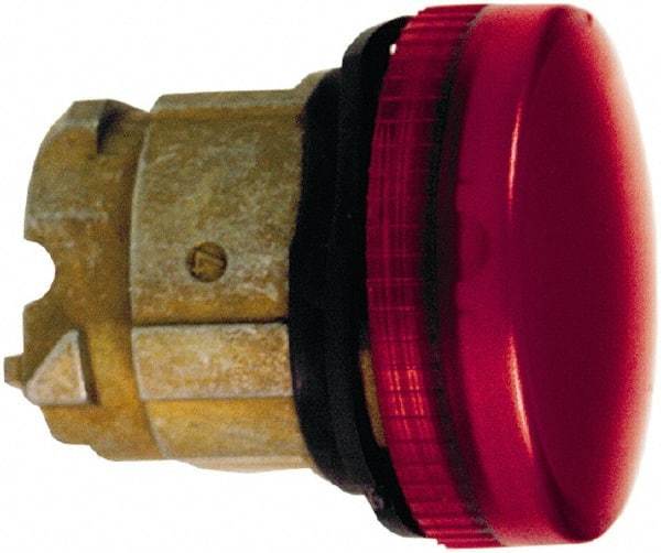 Schneider Electric - Red Lens Pilot Light - Round Lens, Shock Resistant, Vibration Resistant, Water Resistant - A1 Tooling