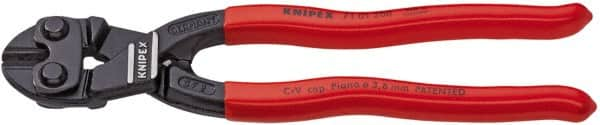 Knipex - 8" OAL, 13/64" Capacity, Bolt Cutter Pliers - Wire Cutter Pliers - A1 Tooling